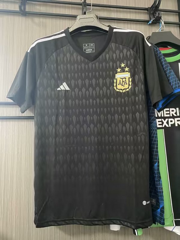AAA Quality Argentina 23/24 GK Black Soccer Jersey
